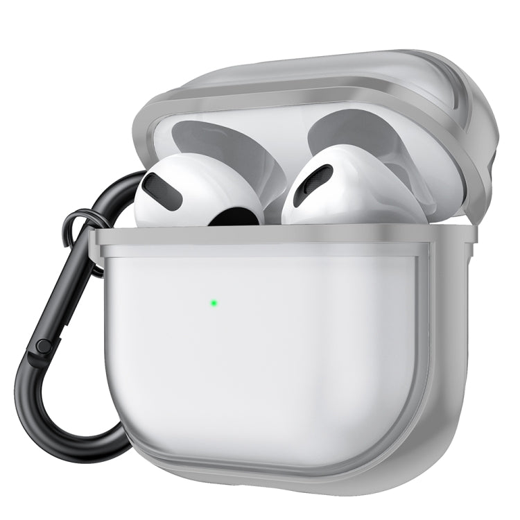 Frosted TPU Earphone Protective Case with Hook For AirPods 3