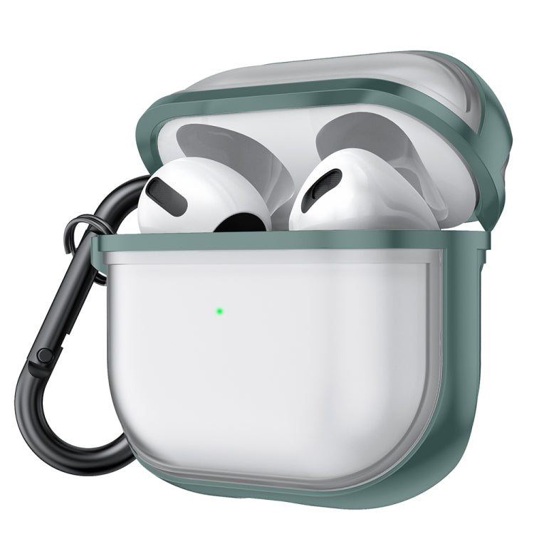 Frosted TPU Earphone Protective Case with Hook For AirPods 3