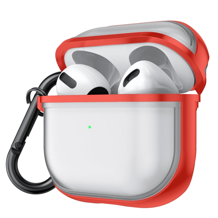 Frosted TPU Earphone Protective Case with Hook For AirPods 3