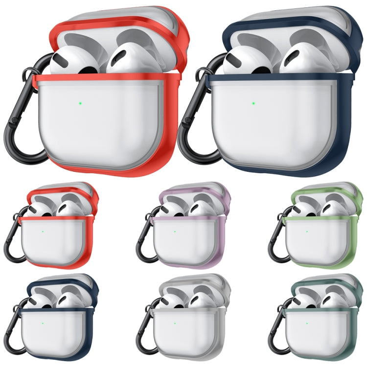 Frosted TPU Earphone Protective Case with Hook For AirPods 3