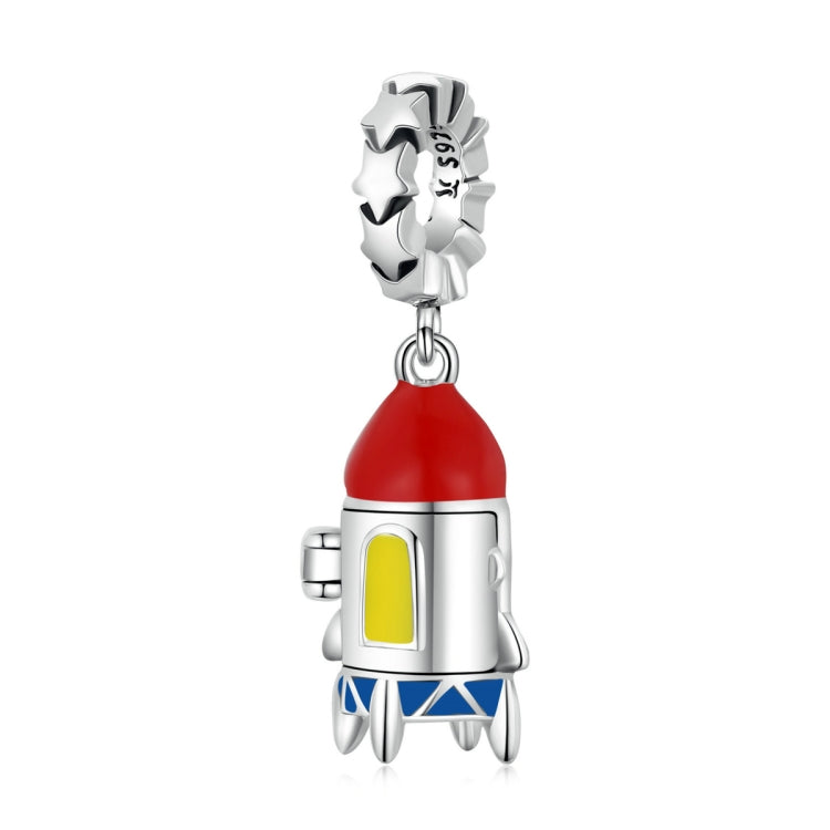 S925 Sterling Silver Little Rocket Pendant DIY Bracelet Necklace Accessories