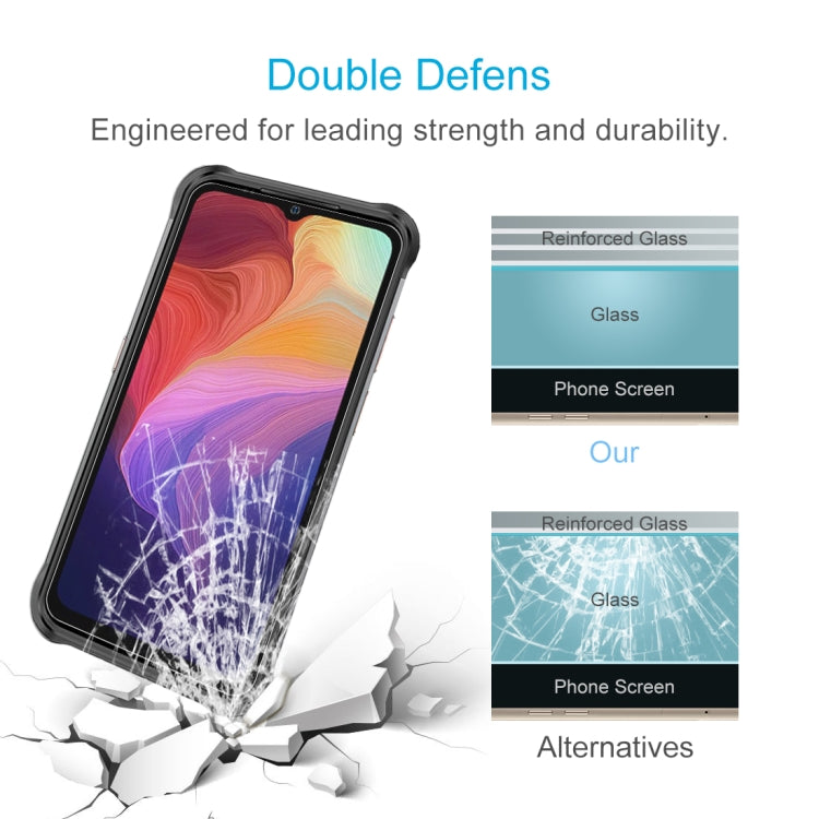 For Ulefone Power Armor 14 50 PCS 0.26mm 9H 2.5D Tempered Glass Film