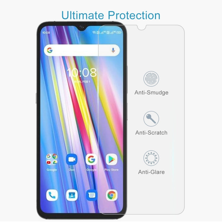 For Umidigi A11s 50 PCS 0.26mm 9H 2.5D Tempered Glass Film