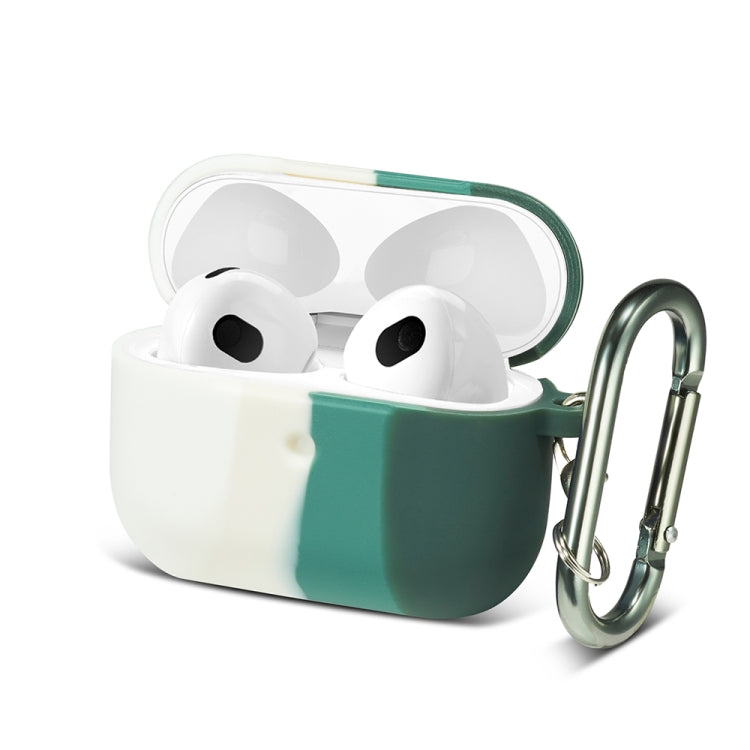 Four-color Rainbow Earphone Protective Case with Hook For AirPods 3
