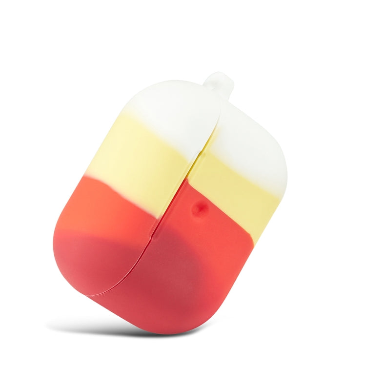 Four-color Rainbow Earphone Protective Case with Hook For AirPods 3
