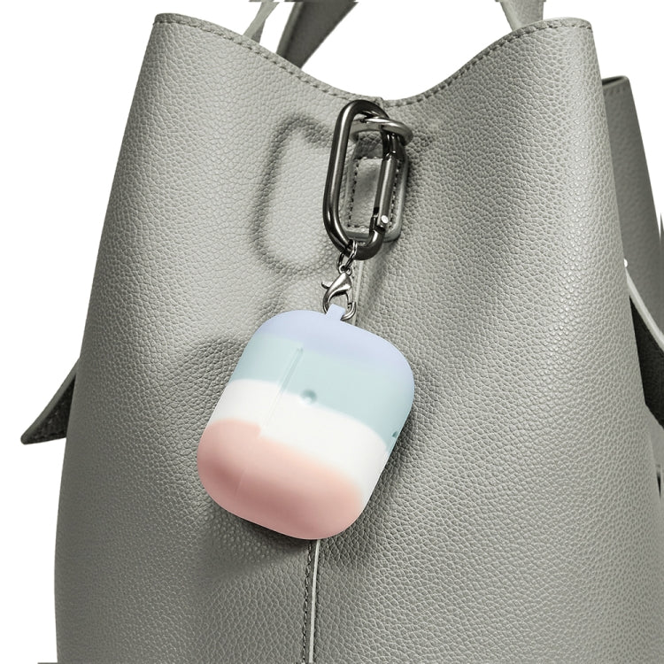 Four-color Rainbow Earphone Protective Case with Hook For AirPods 3