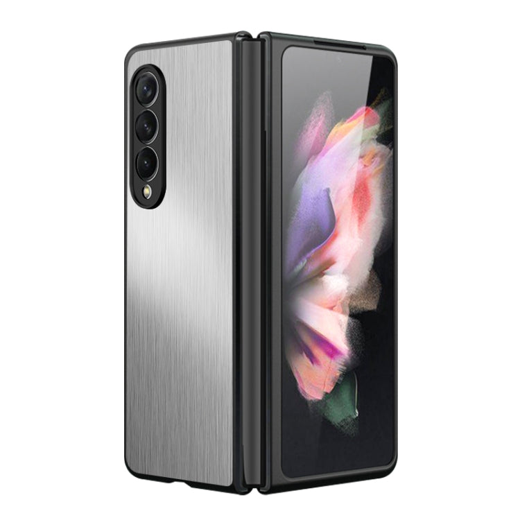 For Samsung Galaxy Z Fold3 5G Iron Man Series Metal PC + TPU Phone Protective Case