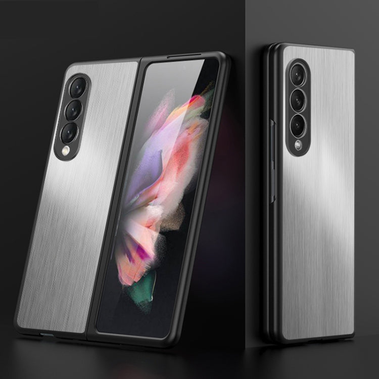 For Samsung Galaxy Z Fold3 5G Iron Man Series Metal PC + TPU Phone Protective Case