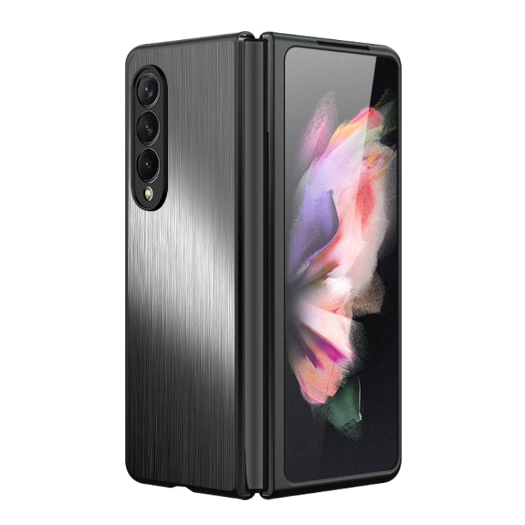 For Samsung Galaxy Z Fold3 5G Iron Man Series Metal PC + TPU Phone Protective Case