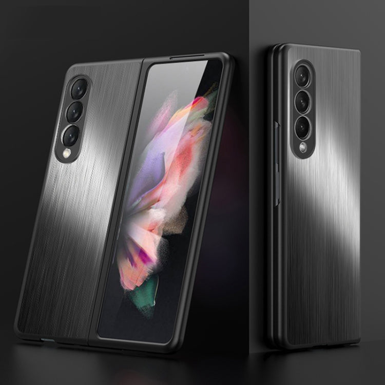 For Samsung Galaxy Z Fold3 5G Iron Man Series Metal PC + TPU Phone Protective Case