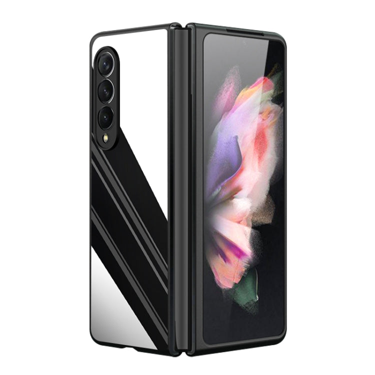For Samsung Galaxy Z Fold3 5G Iron Man Series Metal PC + TPU Phone Protective Case