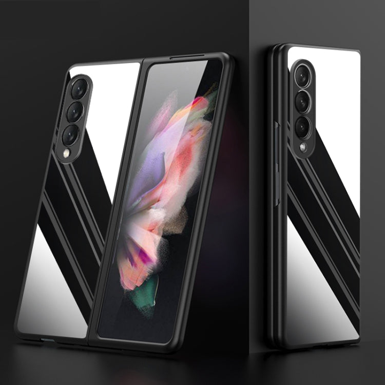 For Samsung Galaxy Z Fold3 5G Iron Man Series Metal PC + TPU Phone Protective Case