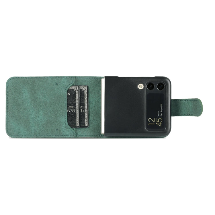 For Samsung Galaxy Z Flip3 5G AZNS Dream II Skin Feel PU+TPU Horizontal Flip PU Phone Case