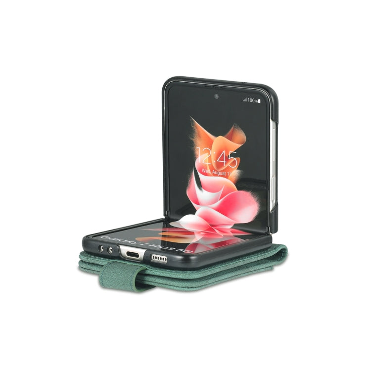 For Samsung Galaxy Z Flip3 5G AZNS Dream II Skin Feel PU+TPU Horizontal Flip PU Phone Case