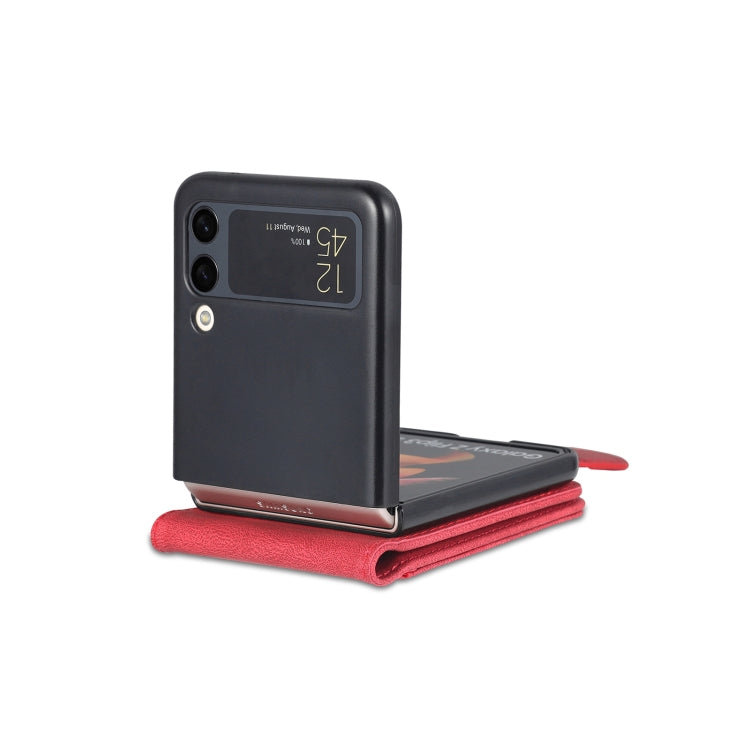 For Samsung Galaxy Z Flip3 5G AZNS Dream II Skin Feel PU+TPU Horizontal Flip PU Phone Case