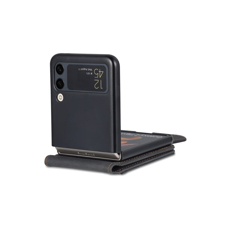 For Samsung Galaxy Z Flip3 5G AZNS Dream II Skin Feel PU+TPU Horizontal Flip PU Phone Case