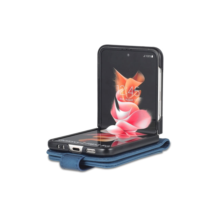 For Samsung Galaxy Z Flip3 5G AZNS Dream II Skin Feel PU+TPU Horizontal Flip PU Phone Case