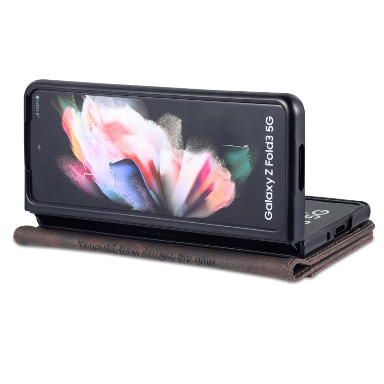 For Samsung Galaxy Z Fold3 5G AZNS Dream II Skin Feel PU+TPU Horizontal Flip PU Phone Case