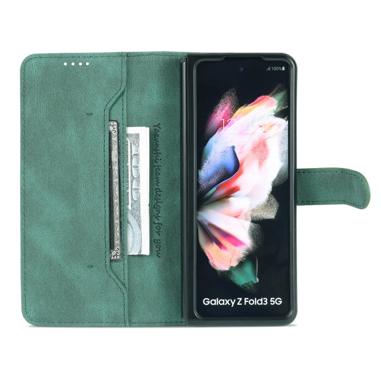 For Samsung Galaxy Z Fold3 5G AZNS Dream II Skin Feel PU+TPU Horizontal Flip PU Phone Case