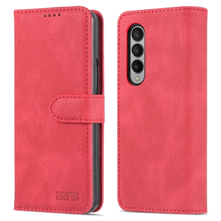 For Samsung Galaxy Z Fold3 5G AZNS Dream II Skin Feel PU+TPU Horizontal Flip PU Phone Case