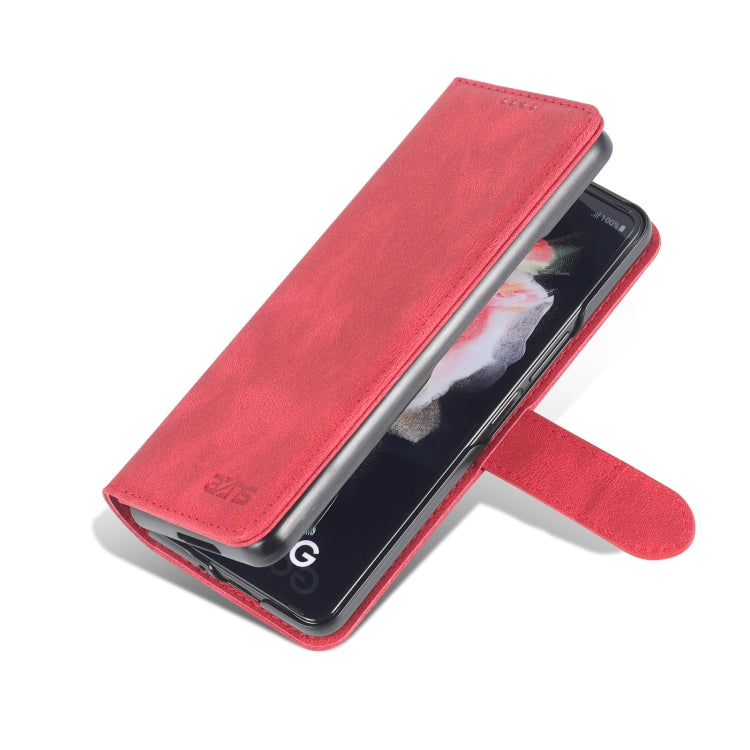 For Samsung Galaxy Z Fold3 5G AZNS Dream II Skin Feel PU+TPU Horizontal Flip PU Phone Case