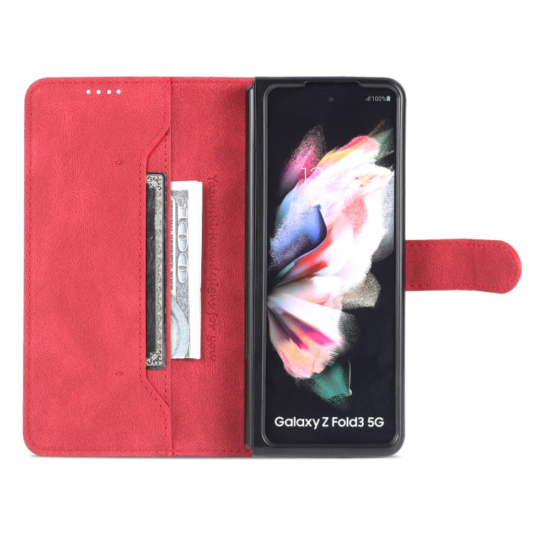 For Samsung Galaxy Z Fold3 5G AZNS Dream II Skin Feel PU+TPU Horizontal Flip PU Phone Case