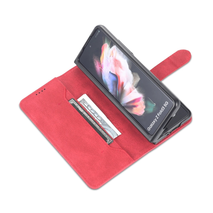 For Samsung Galaxy Z Fold3 5G AZNS Dream II Skin Feel PU+TPU Horizontal Flip PU Phone Case