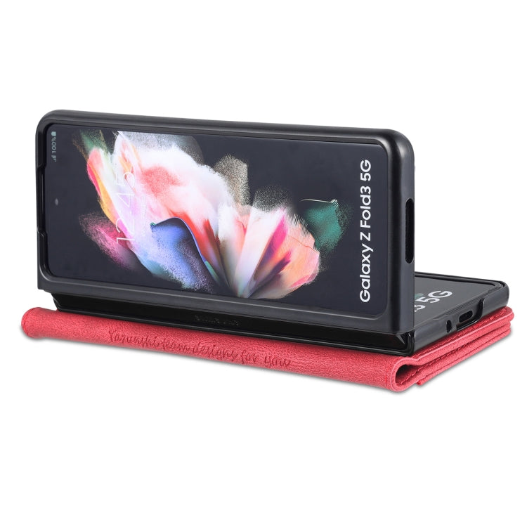 For Samsung Galaxy Z Fold3 5G AZNS Dream II Skin Feel PU+TPU Horizontal Flip PU Phone Case