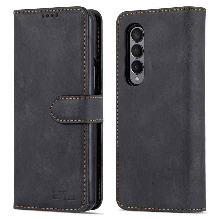 For Samsung Galaxy Z Fold3 5G AZNS Dream II Skin Feel PU+TPU Horizontal Flip PU Phone Case