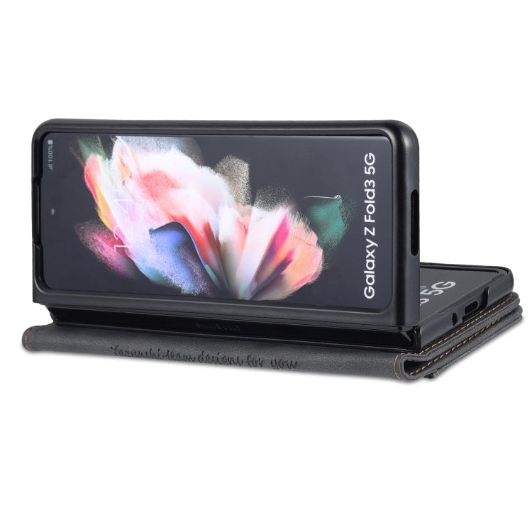 For Samsung Galaxy Z Fold3 5G AZNS Dream II Skin Feel PU+TPU Horizontal Flip PU Phone Case