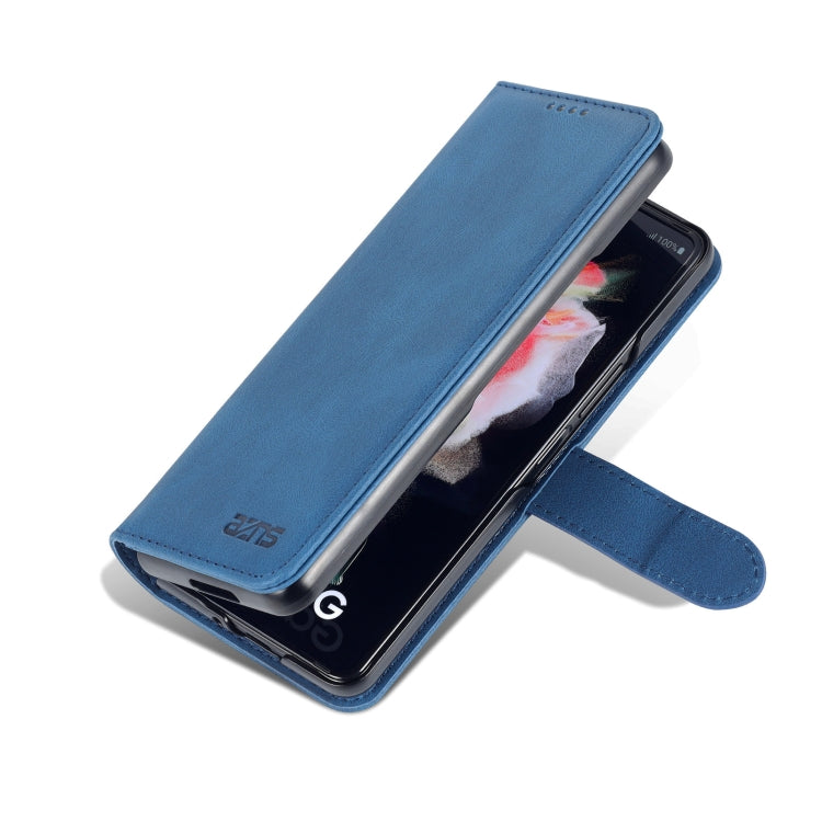 For Samsung Galaxy Z Fold3 5G AZNS Dream II Skin Feel PU+TPU Horizontal Flip PU Phone Case
