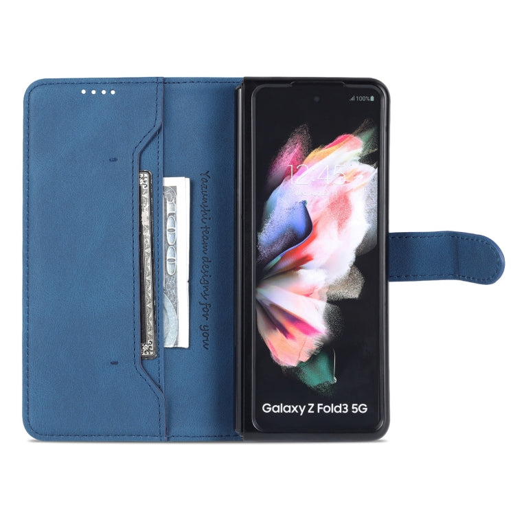For Samsung Galaxy Z Fold3 5G AZNS Dream II Skin Feel PU+TPU Horizontal Flip PU Phone Case