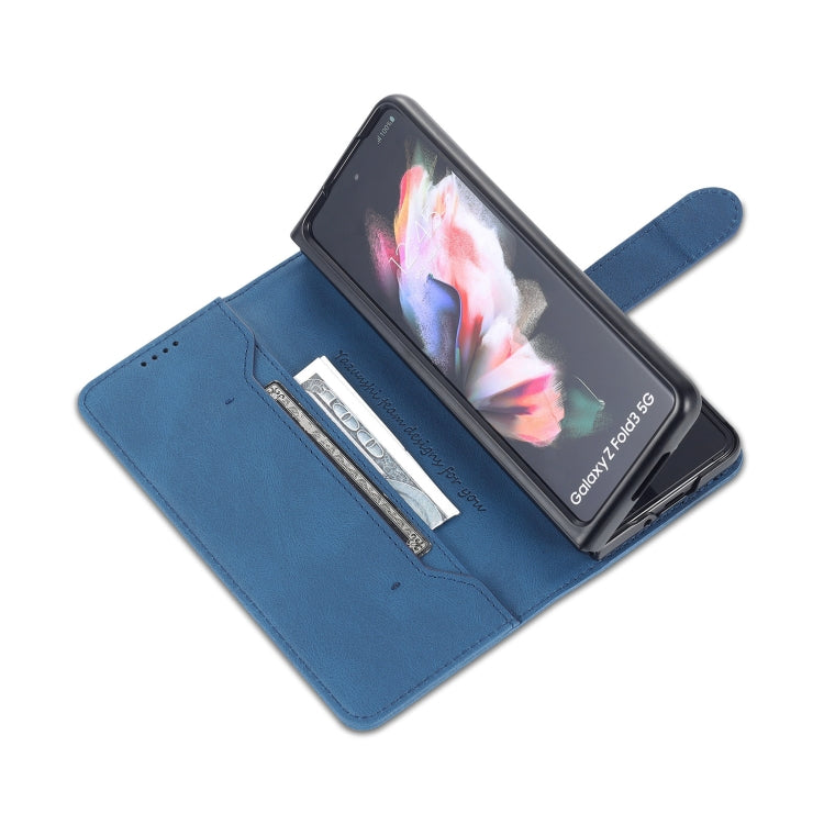 For Samsung Galaxy Z Fold3 5G AZNS Dream II Skin Feel PU+TPU Horizontal Flip PU Phone Case