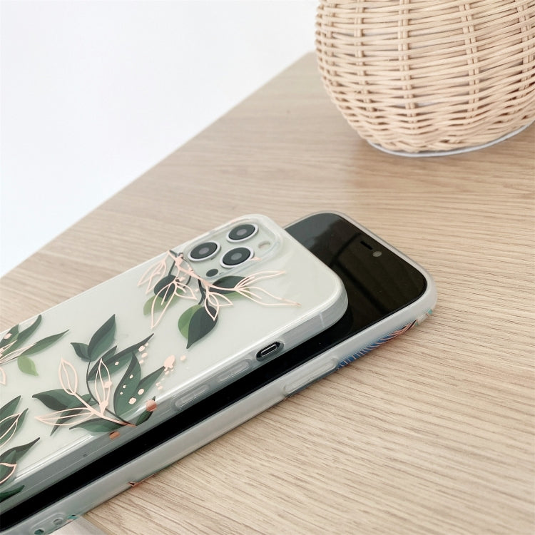 For iPhone 11 Pro Plating Transparent Double-sided Film IMD TPU Phone Case