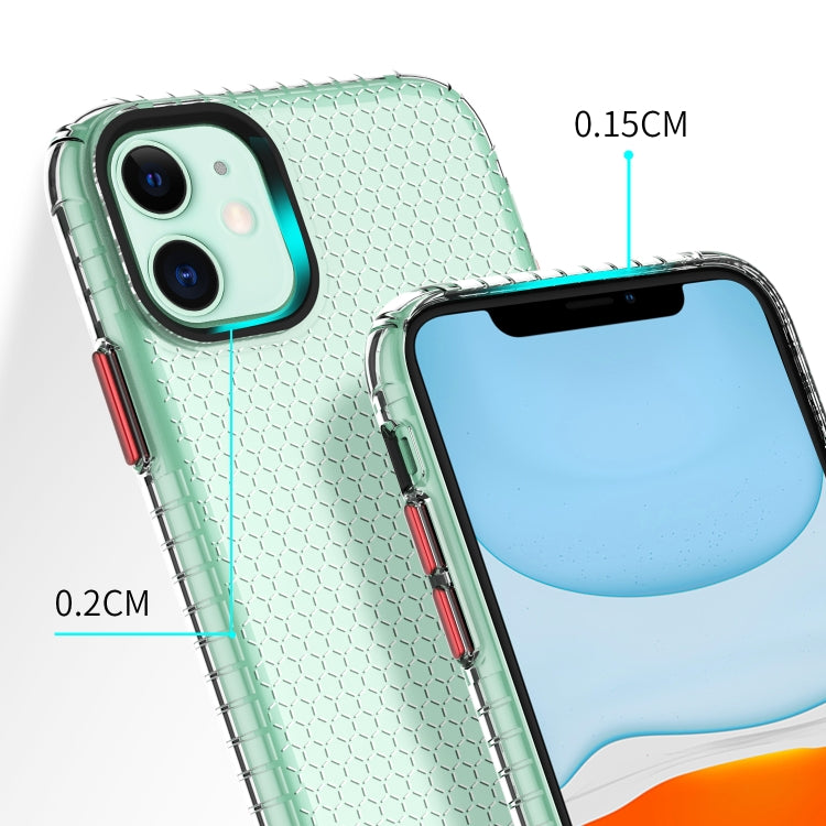 For iPhone 11 Honeycomb Shockproof TPU Case