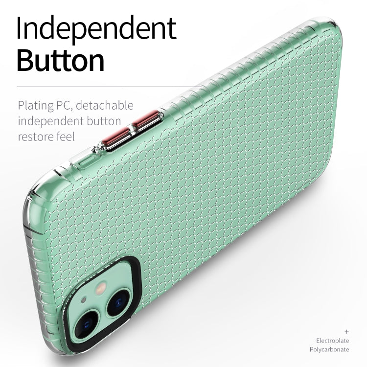 For iPhone 11 Honeycomb Shockproof TPU Case