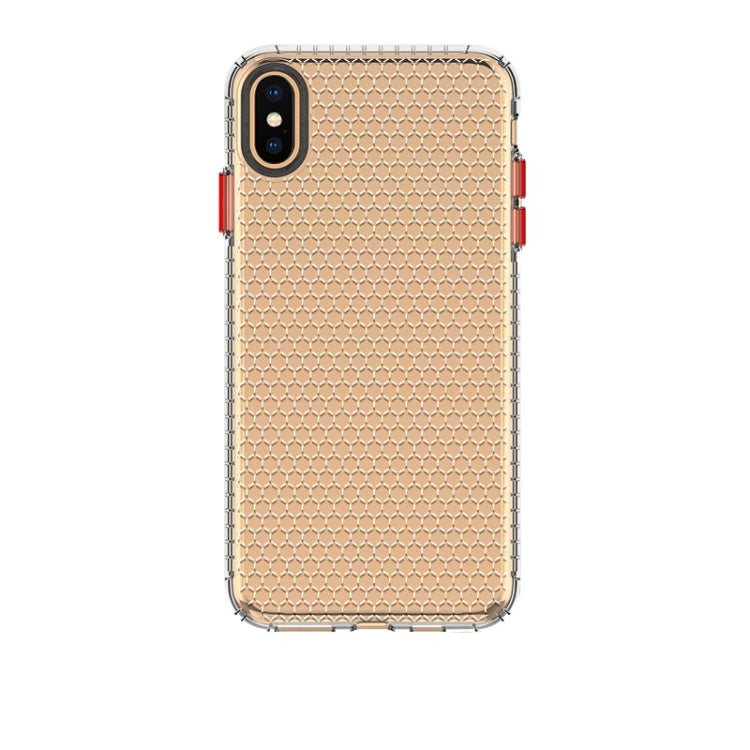 For iPhone XS Max Honeycomb Shockproof TPU Case