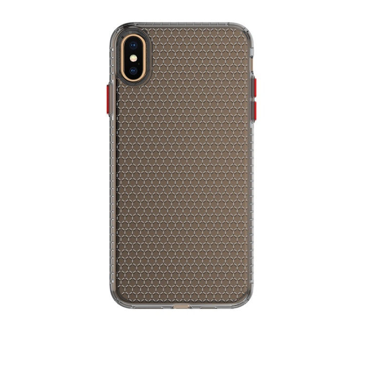 For iPhone XS Max Honeycomb Shockproof TPU Case