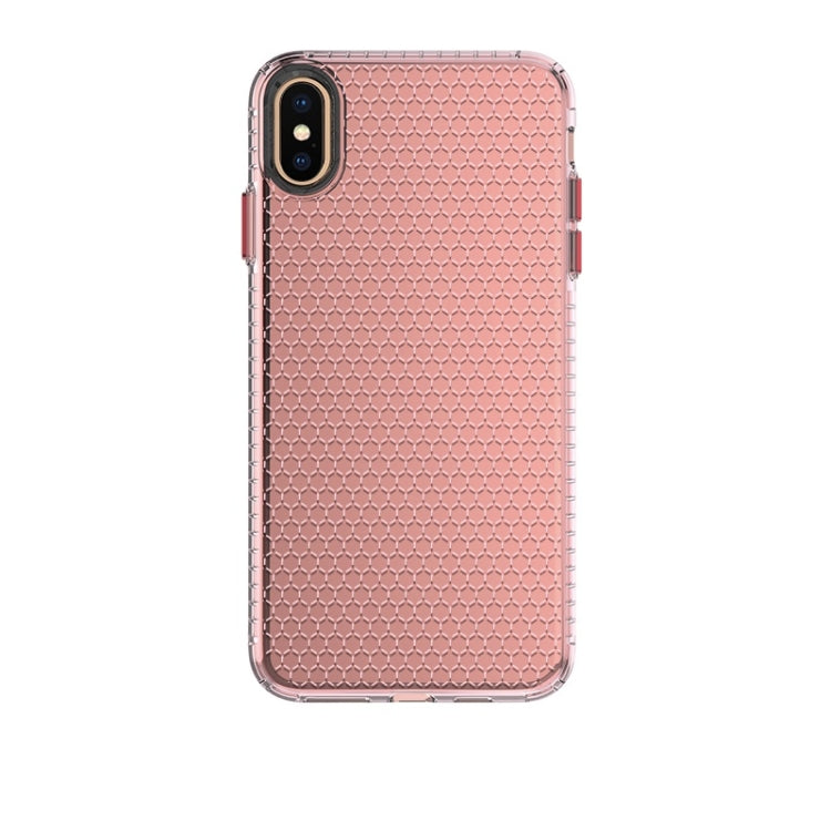 For iPhone XS Max Honeycomb Shockproof TPU Case