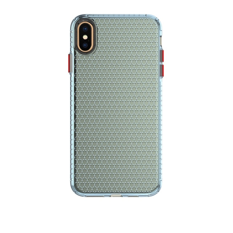 For iPhone XS Max Honeycomb Shockproof TPU Case
