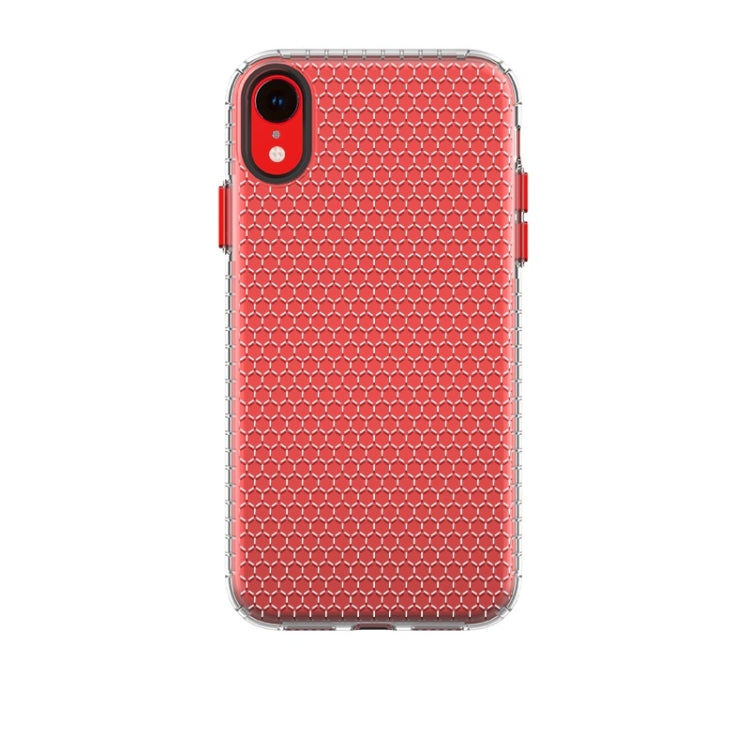 For iPhone XR Honeycomb Shockproof TPU Case