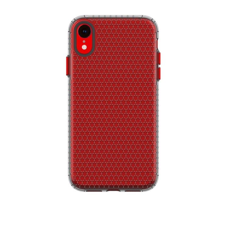 For iPhone XR Honeycomb Shockproof TPU Case