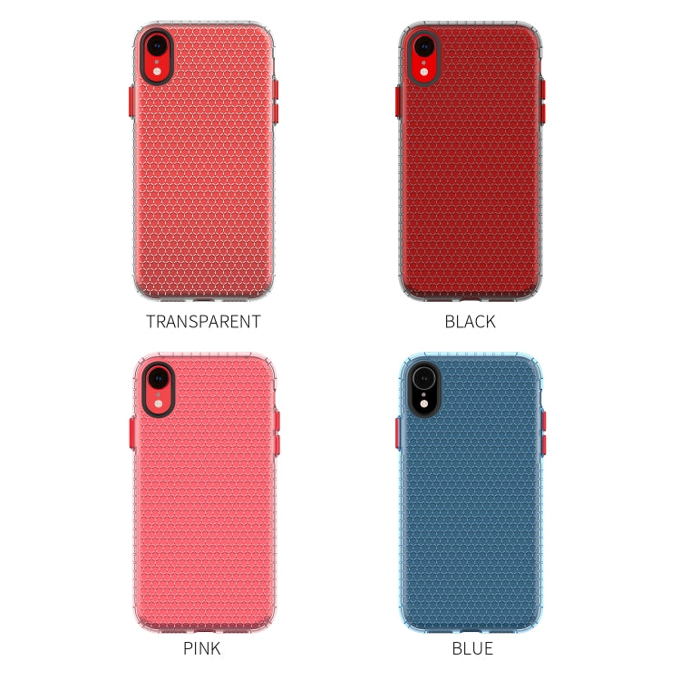 For iPhone XR Honeycomb Shockproof TPU Case