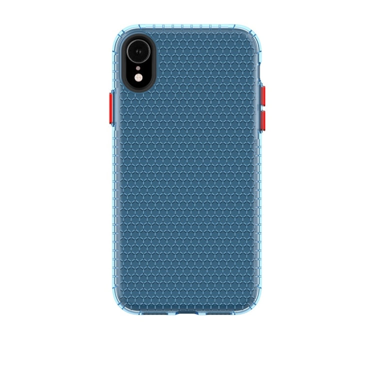 For iPhone XR Honeycomb Shockproof TPU Case