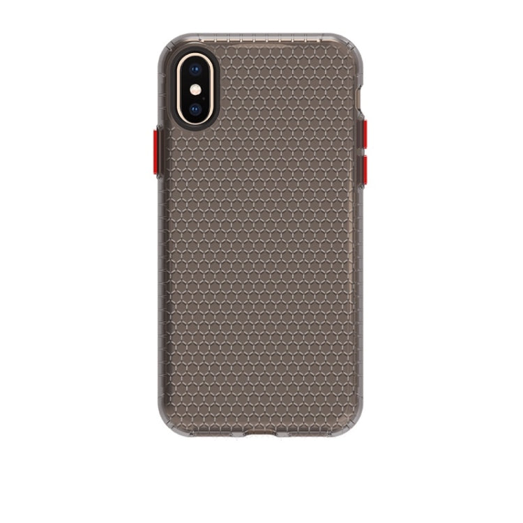 For iPhone X / XS Honeycomb Shockproof TPU Case