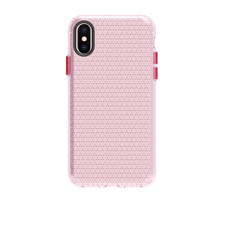 For iPhone X / XS Honeycomb Shockproof TPU Case