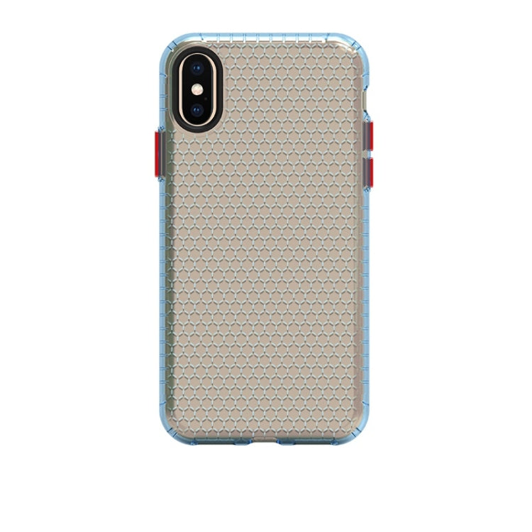 For iPhone X / XS Honeycomb Shockproof TPU Case