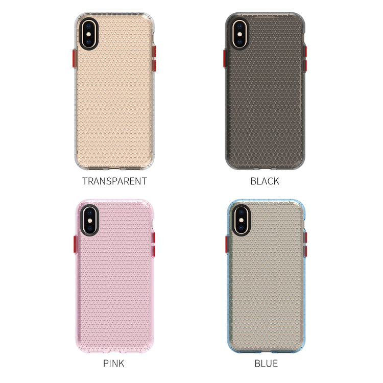 For iPhone X / XS Honeycomb Shockproof TPU Case