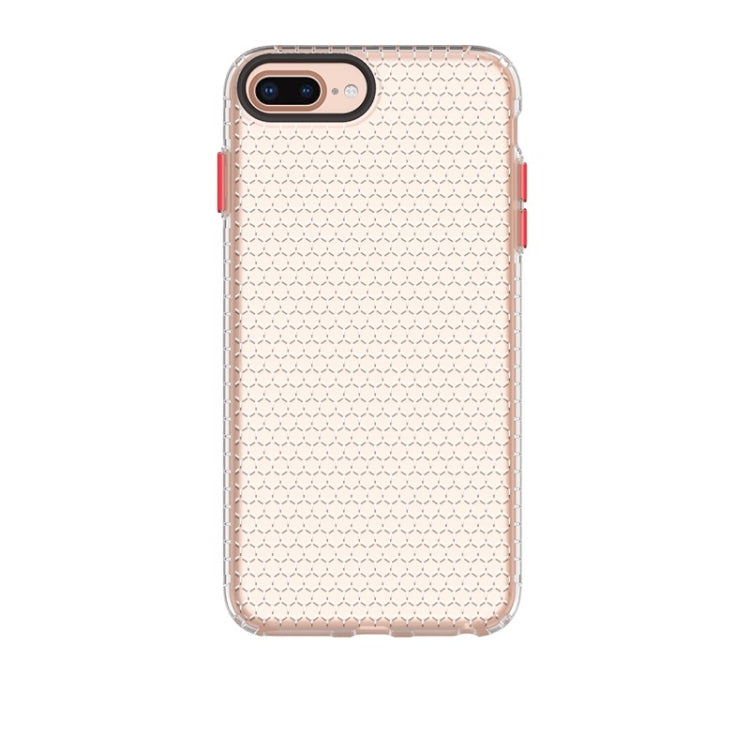 For iPhone 8 Plus / 7 Plus / 6 Plus Honeycomb Shockproof TPU Case