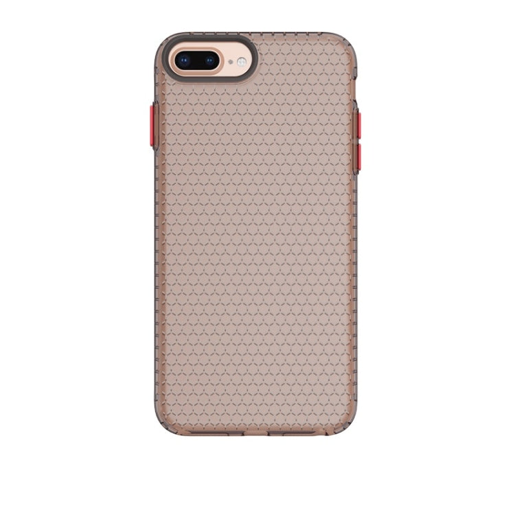 For iPhone 8 Plus / 7 Plus / 6 Plus Honeycomb Shockproof TPU Case